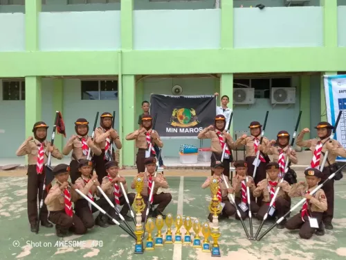 Gugus Depan MIN Maros Kembali Harumkan Pramuka Madrasah